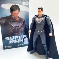 Original Fondjoy Dc Authentic Authorization Justice League 1/9 Black Superman Handmade Joint Moving