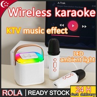 SG【READY STOCK】wireless karaoke Portable Microphone Audio Home karaoke mini speaker Home Party Outdoor Camping karaoke