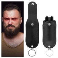 2Pcs Pepper Spray Pouch Mini Portable Pepper Spray Holster PU Leather Top Flap Spray Protective Hols