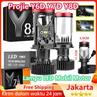 Projector Y6D Y7D Y8D H4 Import Super bright LED Car Motorcycle Lights LED car motorcycle lights Y7D