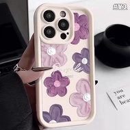 Ted Lizzie Phone Case for Redmi 13C 12 A1 A2 12C 10C 10A 9C 9T Note 12 Pro Note 11S Note10 5G 10S 9S Note8 Poco X5 5G M3 X3 C40 Oil Paint Purple Flowers Black Rose Angel Eye Phone Case