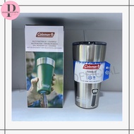แก้ว Coleman 20oz ก้นแก้วเปิดขวดได้ แก้วเก็บความร้อน-เย็น แถมหลอดฟรี