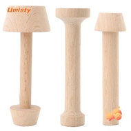 UMISTY Egg Tart Tamper Pastry Pusher  Eggtart Mold Wood Pastry Pusher
