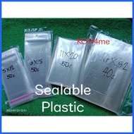 Sealable OPP Plastic with Hole 5x12cm 6x15cm 11x20cm 16x32cm