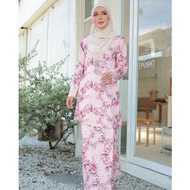 KURUNG ADINDA RAYA MODEN MATERIAL JACQUARD 8D BUNGA TIMBUL