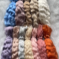 Imported Combed Mohair Hair Row Blythe/BJD Hair Tie blythe/ob11 Doll Wig Wool Original Wool