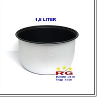 Q0h0 TEFLON RICE COOKER Pan 0.6 1.2 1.8 LITER WJD