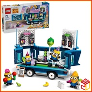 75581 Lego Minions Despicable Me 4 Minions' Music Party Bus Building Toy (379 Pieces)