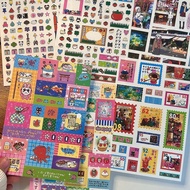 Sticker "Cute and Invincible" Label Sticker Sticker Deco Elements Hand-painted Diary Hand-painted Ha