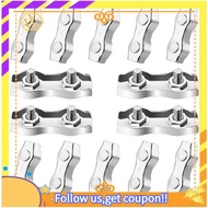 【W】14PCS 2-Post Wire Rope Clamp M2 1/16inch Cable Wire Clamp Double Bolt Wire Rope Clips for 1/16 In