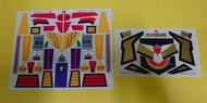 【收藏出清】元氣小子 元氣爆發 正日版 天神獅王貼紙 (非ROBOT魂 超合金魂)
