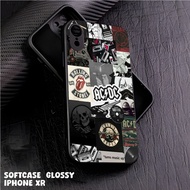 Case iphone XR Casing iphone XR Case Glossy Case Motif [AESTHETIC BAND] hp iphone Casing Cool Kesing