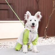 Teekland Dog Raincoat Waterproof Pet Jumpsuit Clothes for Small Dog Puppy Raincoat with Reflective S