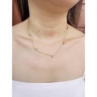 18k Gold Anti-Rust Titanium Necklace / Necklace LV 01 GOLD KL0001G