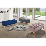 MIKA 4FT STORAGE BENCH CHAIR /Ottoman Stool /Storage Bench