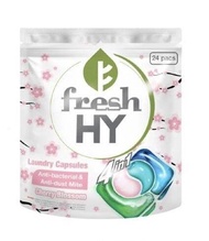 Fresh HY Laundry Capsules Refill Pack 24pacs (Lavender/Cherry Blossom)