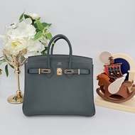 Birkin 25 Togo CPQ0 灰綠