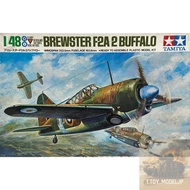 Tamiya 1/48 Brewster F2A-2 Buffalo No.MA119 Fighter Aircraft Model Assembled