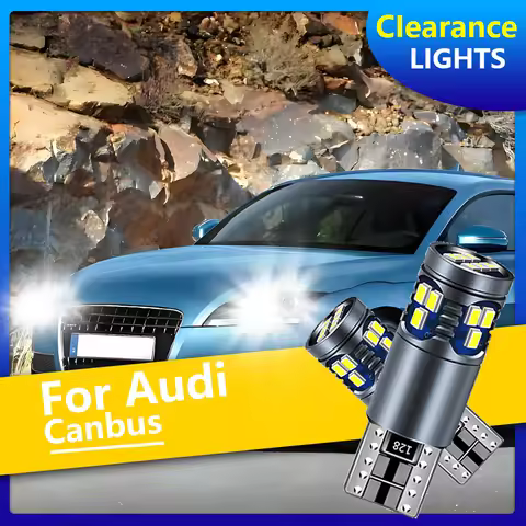 2PCS LED Clearance Light T10 Canbus No Error LED Car Bulbs For Audi TT MK1 MK2 8N 8N3 8N9 8J 8J3 8J9