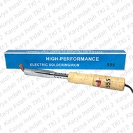100W Electric Soldering Iron with Wooden Handle 555 100 Watt Electric Soldering Iron