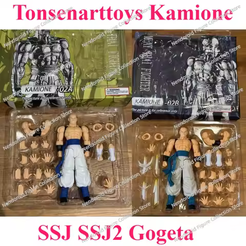 Tonsenarttoys Kamione Dragon Ball Z SHF Super Saiyan SSJ SSJ2 Gogeta Son Goku Trunks Anime Action Fi