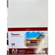 [LEVEL 10T 300GSM] TAKEYO ROMANCE A6-A5-A4 300GSM cold-pressed drawing paper for art, painting, arch