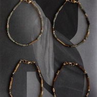 ORE - Dainty Bracelet – 水晶瑪瑙礦石 – 五色美製注金細手鍊