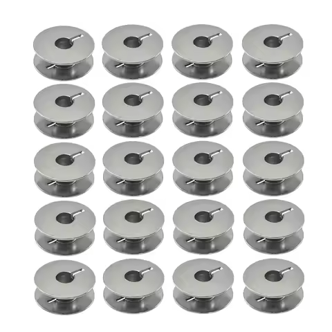 (20PCS) 55623S Steel Bobbin Fit Singer 20U,191D, JUKI DDL-5550, 8500, 9000A, TL-2010Q, Brother S7200