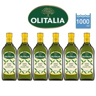 【Olitalia奧利塔】純橄欖油1000mlx6瓶(3禮盒)