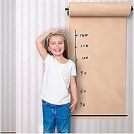Wide Kraft Paper Dispenser and Cutter, Wall-Mount Butcher Paper Hanging Holder with 50M Long Paper R