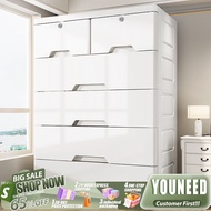 YOUNEED 50cm Durabox Cabinet Drawer Clothes Storage Cabinet With Wheels Drawer With Lock Clothes