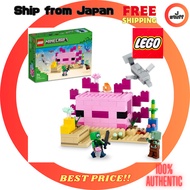 LEGO Minecraft Axolotl House: Toy Block Gift Creativity, Creativity, Spatial Awareness, Concentratio
