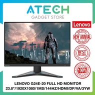 LENOVO G24E-20 FULL HD MONITOR 23.8"/1920X1080/1MS/144HZ/AMD FREESYNC/HDMI/DP/VA/3YW/66D7GAR1MY/READ