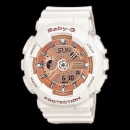 Baby G BA110 White Rose Gold Women Sport watch jam tangan wanita Jam Baby G Putih ladies watch digital