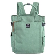 กระเป๋าAnello 10 pocket 2 way backpack​ ผ้าแคนวาส▧ มีป้ายกันปลอม ▧กระดุมแบบใหม่ คำว่า "carrot co." กระเป๋าเป้ กระเป๋าสะพายหลัง