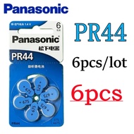 6pcs PR44 Original Panasonic Hearing Aid Batteries Size 675 675A A675 PR44 Battery For Sound Amplifi