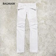 BALMAIN PARIS 機車牛仔褲 biker jeans