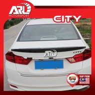 Honda City GM6 T9A 6th Gen Spoiler Carbon Fiber ABS Rear Wing Lip Spoiler Tail Trunk Roof For City (