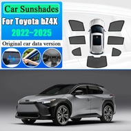 Heat insulation For Toyota bZ4X 2022 2023 2024 2025 Windshield Side Window Magnetic Sunshade Car Mes