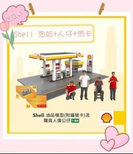 Shell x TINY微影 油站模型人形公仔號碼咭