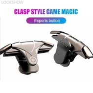 LOOKSHOW G12 Mobile Phone Gaming Trigger Game PUBG Joysticks Gamepad ABS Aim Key Button L1 R1 Contro