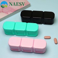 NAESV Pill Box Portable Pill Organizer Storage Container Jewelry Storage Pill Box