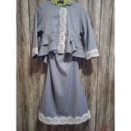 kurung baby ash blue prelove