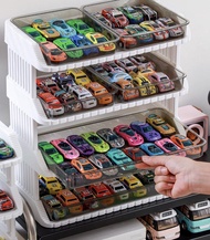 兒童玩具車模型展示架-枱面收納桌面多層1:64小汽車抽屜收納盒(U3074)