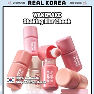 WAKEMAKE Shaking Blur Cheek 4.0g | 6 Colors | Smooth Blending Blush | No Base Lift, Long-Lasting Glo