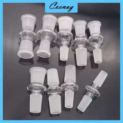 14mm 18mm 19mm Male-to-Female Hollow Glass Plug Glass Adapter Glass Accessories