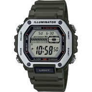 Casio แบตเตอรี่ 10 ปี กันน้ำ 100m นาฬิกาข้อมือผู้ชาย สายเรซิน รุ่น MWD-110H ของแท้ประกันศูนย์ CMG