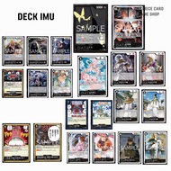DECK IMU TCG Parts Sale OP13 OP-13 JP Black All Clear Envelopes Are Available. One piece card game
