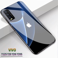 Softcase Glass Kaca Vivo Y12S Y20 Y20i Y20S - Casing Hp Vivo Y12S Y20 Y20i Y20S - C01- Pelindung hp - Case Handphone - Casing Handphone - Case Hp - Casing Hp.