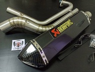 ชุดท่อคอฟูล YAMAHA R15 (ยามาฮ่า อาร์15) ปี2017-2021 แสตนเลสเกรด 304 อย่างดีสวม 2 นิ้ว(51 มม.)+AK18 น